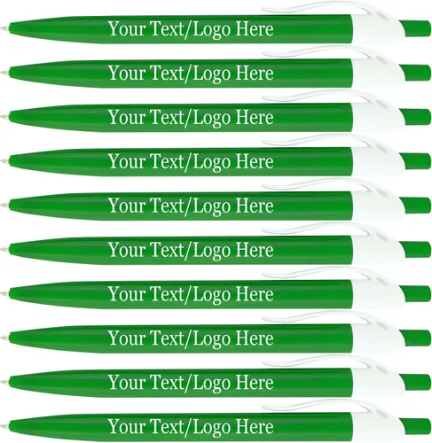 Miniatura 13 de SyPen Bolígrafos personalizados con tu logotipo o texto personalizado, paquete de 500 unidades a granel para negocios, fiestas y eventos, bolígrafos