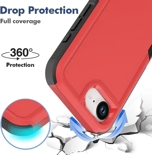 Miniatura 65 de Jeylly Funda para iPhone SE/Funda para iPhone 5S, Exterior de Plástico Duro que Absorbe Golpes + Interior de Silicona de Goma Defensor contra