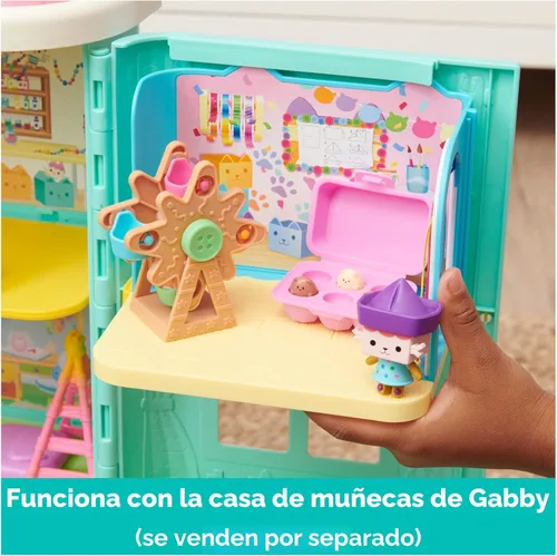 Miniatura 4 de Gabby's Dollhouse, habitación Baby Box Cat Craft-A-Riffic con figura exclusiva, accesorios, muebles y entrega de casa de muñecas, juguetes