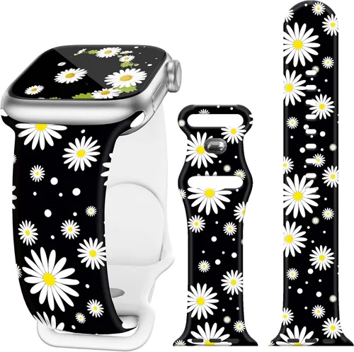 Miniatura 31 de Bandas de reloj de vacaciones compatibles con Apple Watch para mujeres y hombres de 38mm 40mm 41mm 42mm 44mm 45mm 46mm 49mm, para iPhone, iWatch