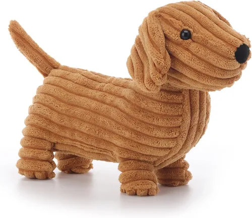 Miniatura 10 de Apricot Lamb Henry Dachshund - Animales de peluche para niños, suaves y lindos juguetes de peluche para bebé niña y niño, 10.6 pulgadas