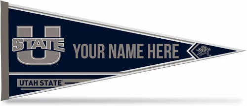 Miniatura 21 de Rico Industries NCAA Air Force Academy Falcons – AF estándar personalizado – Banderín de fieltro suave personalizado de 12 x 30 pulgadas – EZ