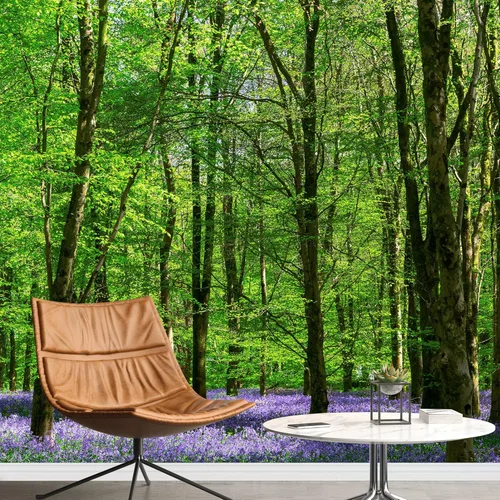 Miniatura 12 de SIGNWIN Mural de pared, paisaje natural con niebla en el bosque, papel tapiz autoadhesivo extraíble, decoración de pared para dormitorio, sala