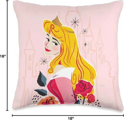 Miniatura 4 de Disney Princess Aurora Sleeping Beauty - Almohada suave rosa