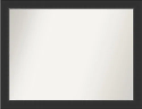 Miniatura 97 de Amanti Art Espejo personalizado, espejo de baño negro Astor, espejo de pared o espejo de tocador de baño sobre el fregadero (25 x 25 pulgadas)
