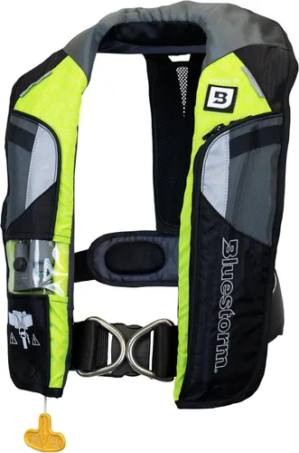 Miniatura 8 de BLUESTORM Stratus 35 Chaleco salvavidas inflable PFD para adultos Chaleco salvavidas automático de inflado automático aprobado por la Guardia