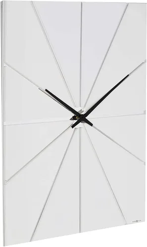 Miniatura 2 de Howard Miller Reloj de pared Zander - Reloj analógico moderno grande, movimiento de cuarzo, funciona con pilas, acabado blanco, sala de estar