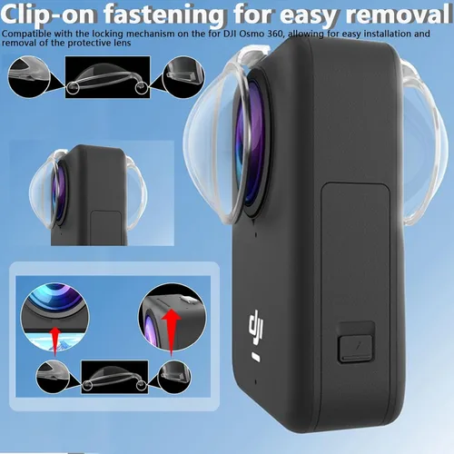 Miniatura 7 de Protector de lente para DJI Osmo 360, protector de lente/cubierta protectora para DJI Osmo 360