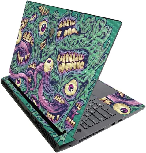 Miniatura 695 de MightySkins - Skin brillante con purpurina para Alienware M17 R3 (2020) y M17 R4 (2021) - Diversión de los años 90 Acabado duradero con purpurina