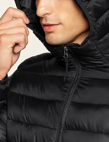 Miniatura 5 de TSLA - Chaqueta acolchada, ligera y plegable para hombre, ideal para invierno, impermeable