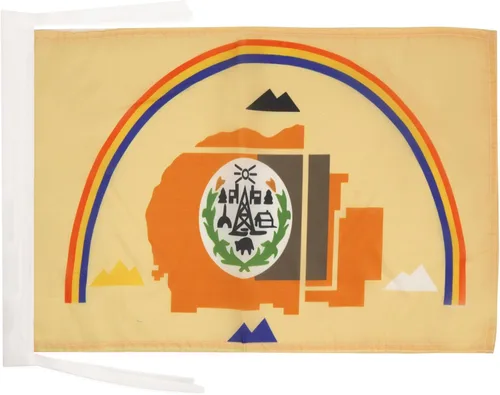 Miniatura 1257 de Bandera de México AZ FLAG, 45.7 x 30.5 cm, con cordones - Pequeñas banderas mexicanas de 30 x 45 cm - Bandera de 45.7 x 30.5 cm