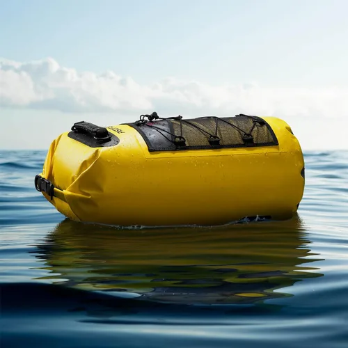 Miniatura 2 de Piscifun Bolsa seca, mochila flotante impermeable 10L/20L/30L/40L con funda impermeable para teléfono para navegación, kayak, pesca Negro