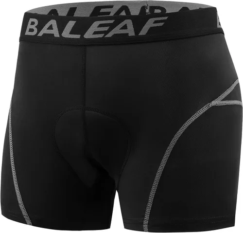Miniatura 16 de baleaf Pantalones cortos de ciclismo acolchados 3D para hombre, ropa interior de ciclismo MTB Liner