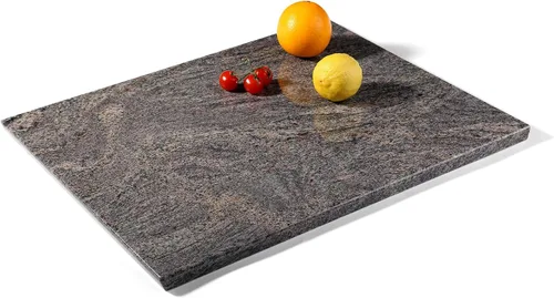 Miniatura 15 de Tabla de cortar de granito Koville para cocina, tabla de queso de losa de mármol grande de 16x12 pulgadas, tabla de servir rectangular para hornear