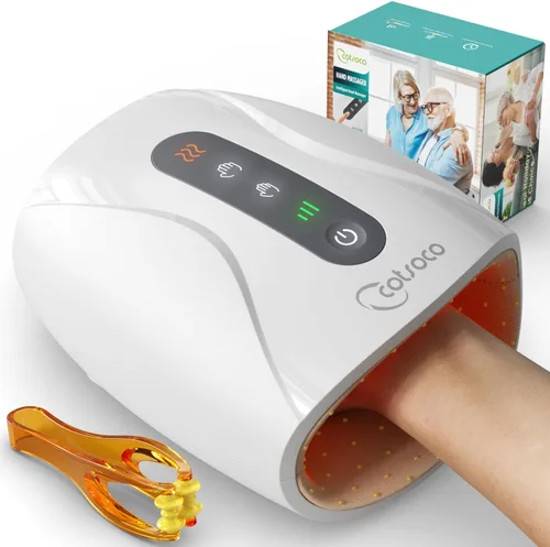 cotsoco Masajeador de manos, regalos para el día de la madre para mamá, masajeador de manos eléctrico inalámbrico para artritis y túnel carpiano,
