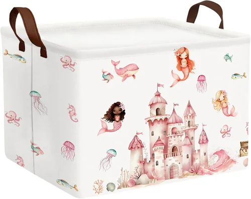 Miniatura 40 de Cesta de regalo de San Valentín, lindo corazón vacío, gran cesta de almacenamiento para decoración de habitación de niños y bebés (Amor de globo)