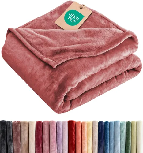Miniatura 20 de Manta de forro polar ultrasuave para niños – Manta de franela de lujo para niños – Ligera para sofá, cama o silla – Gruesa, cálida y transpirable