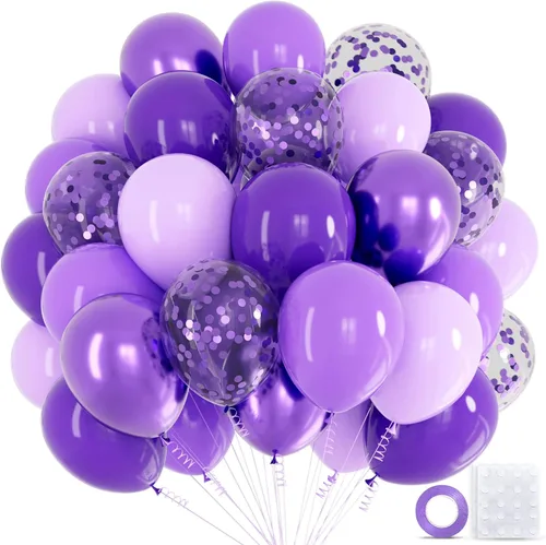 Miniatura 8 de 68 globos azules metálicos, kit de globos azul cromado de 12 pulgadas, globos de látex azul marino perla claro macarrón para decoración