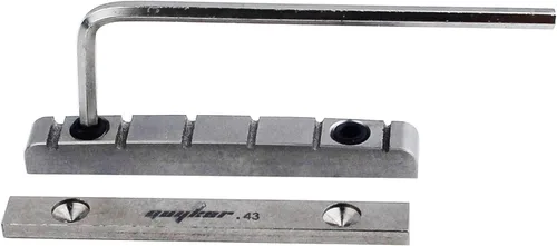 Miniatura 2 de Guyker Tuerca de guitarra ajustable de 43 mm - Tuerca en campana de aleación de titanio (43 x 5 mm) Regulación dividida Piezas de repuesto