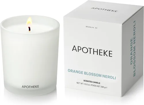 Miniatura 26 de Apotheke Velas perfumadas exclusivas para el hogar, lavanda Hinoki, 10.5 onzas, cera de soja, no tóxica, tarro grande blanco, velas de lujo regalos