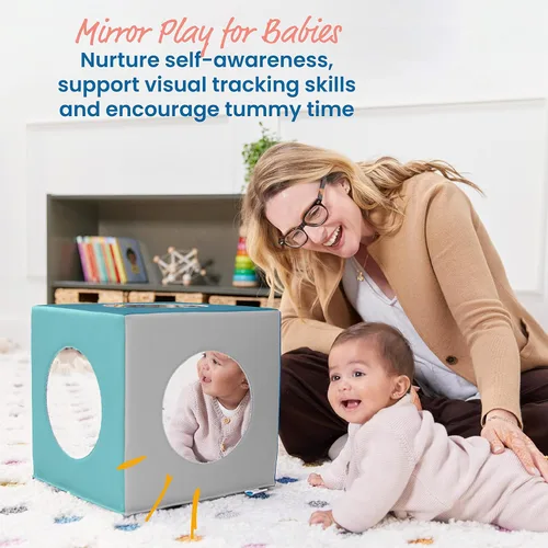 Miniatura 3 de ECR4Kids SoftZone - Cubo de espejo, juguete sensorial, contemporáneo