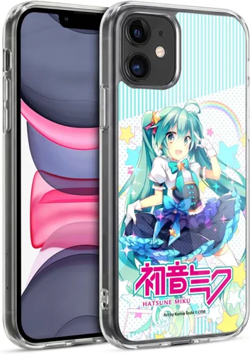 Miniatura 138 de Head Case Designs Licencia Oficial Hatsune Miku Gráficos Lindos Carcasa de Gel [Protección de Grado Militar] Compatible con Apple iPhone 7