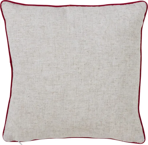 Miniatura 2 de SARO LIFESTYLE Kringle Collection - Almohada con cinturón de Papá Noel con relleno de poliéster, 18 pulgadas, color rojo