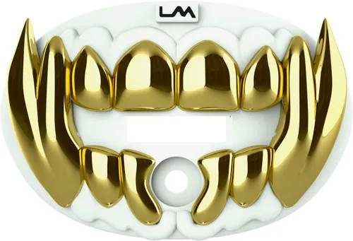 Miniatura 8 de Loudmouth - Protector bucal de fútbol, boquilla de fútbol 3D cromada, se adapta a adultos y jóvenes a partir de 5 años, accesorios protector bucal