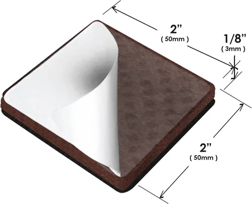 Miniatura 5 de Slipstick GorillaPads - Almohadillas antideslizantes para muebles/pies agarradores, protectores de piso de goma autoadhesivos (juego de 16 unidades)