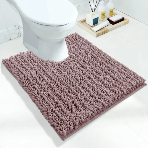 Miniatura 94 de Yimobra Alfombras de Baño Antideslizantes Lavables - Alfombra de Baño de Chenilla Ultra Suave Absorbente, Alfombra Peluda de Secado Rápido para Negro