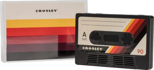 Miniatura 13 de Altavoz portátil inalámbrico Bluetooth de cinta de casete Crosley CR3045BK-CS, diseño clásico en negro