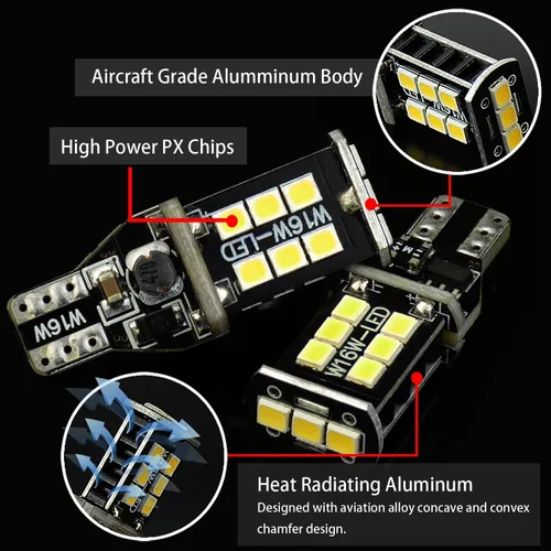 Miniatura 4 de Focos ledes, muy brillantes, de xenón blanco, para chips 921, 912, 3035 (solo para luces traseras)