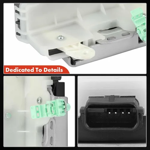Miniatura 7 de A-Premium Actuador de bloqueo de puerta lateral del pasajero delantero derecho compatible con Ford F-150 2009-2014, sin cerraduras eléctricas