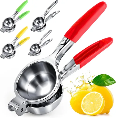 Miniatura 13 de Lemon Squeezer Large, Lemon Squeezer Juicer Stainless Steel, Heavy Duty Manual Citrus Juicer Hand Press, Kitchen Tools Lime Squeezer Bar Tool, Easy