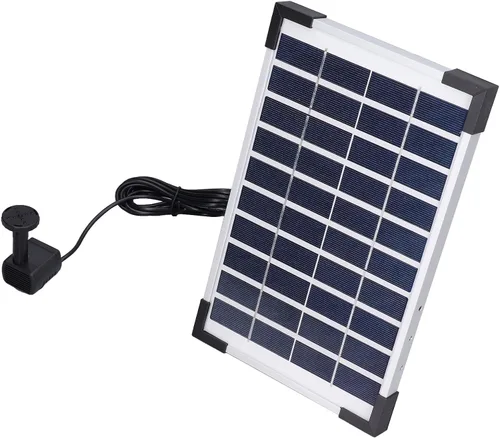 Solar Water Well Well, 10V, 5W, Solar Fountain Set, Floating Solar Fountain Water Pump Set for Gardens, Swimming Pools, Aquariums, Aquariums