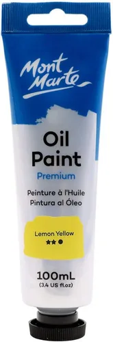 Miniatura 18 de Pinturas al óleo Mont Marte, 3.38 onzas líquidas Titanio Blanco