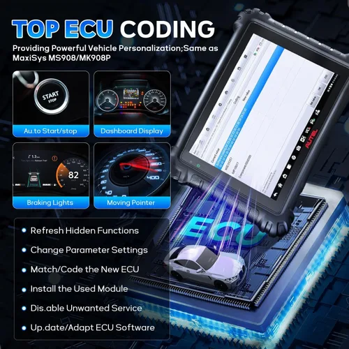 Miniatura 4 de Autel Escáner MaxiSys MS906MAX OBD2, mucho mejor que MS906 Pro, 2026 MS906 MAX hasta MS906S MS906BT MS908, codificación ECU, 3000+ prueba activa
