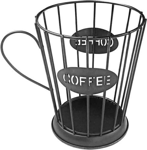 Miniatura 3 de Owill-home Soporte para cápsulas de café y taza organizadora, soporte de metal para tazas de café expreso, soporte para crema de café, soporte