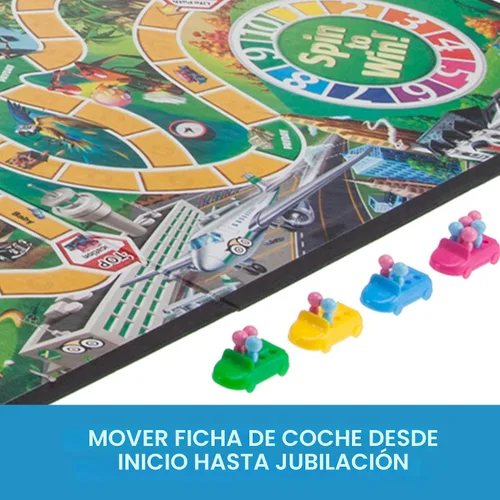 Miniatura 5 de Hasbro Gaming Juego de mesa The Game of Life, juegos familiares para niños a partir de 8 años, incluye 31 carreras, juegos de mesa familiares