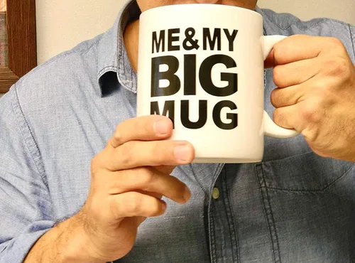 Miniatura 5 de Rockin Taza grande de café de gran tamaño de 28 onzas, taza de tamaño mega, extra grande para bebidas grandes, decoración de escritorio de oficina