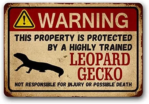 Miniatura 15 de Eveokoki Letrero de TORTOISE, divertido letrero de advertencia de metal, regalo para mascotas, mascota exótica, letrero de lata para mascotas S-8