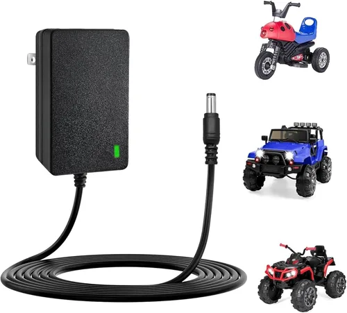 Cargador de batería de 12 V para niños, autos eléctricos, ruedas eléctricas, motocicletas, cuatrimotos, para Jeep, para Dodge Charger Toy Car