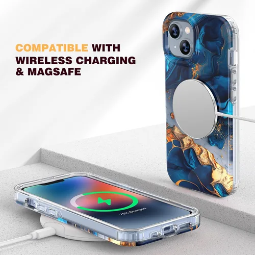 Miniatura 152 de Diaclara Funda diseñada para iPhone 16, mejorada [protección completa de la cámara], carcasa resistente de cuerpo completo con protector de pantalla