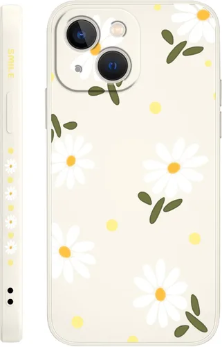 Miniatura 13 de LEECG Funda para iPhone 13 con diseño de mariposas y flores, diseño de astronauta, funda de teléfono con forro de microfibra suave, funda delgada