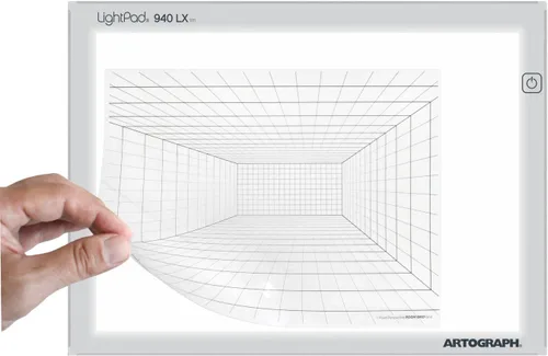 Miniatura 4 de Koala Tools Hojas de transparencia de cuadrícula perspectiva (paquete variado de 4) - 8.5 x 11 pulgadas Transparencias de proyector superior