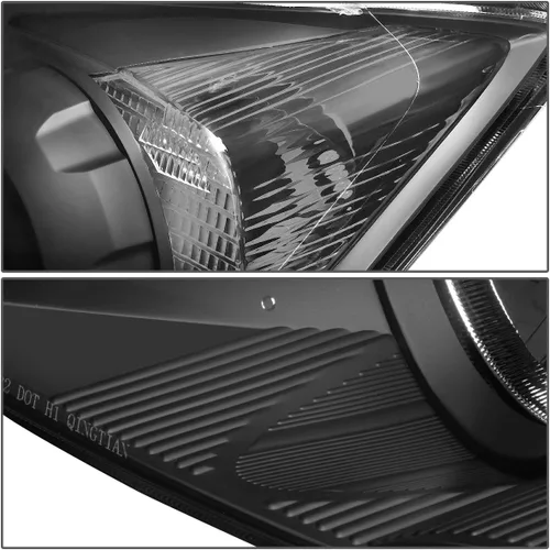 Miniatura 3 de DNA Motoring HL-HPL-HCRC07-BK-CL1 Conjunto de faro delantero lado del pasajero)