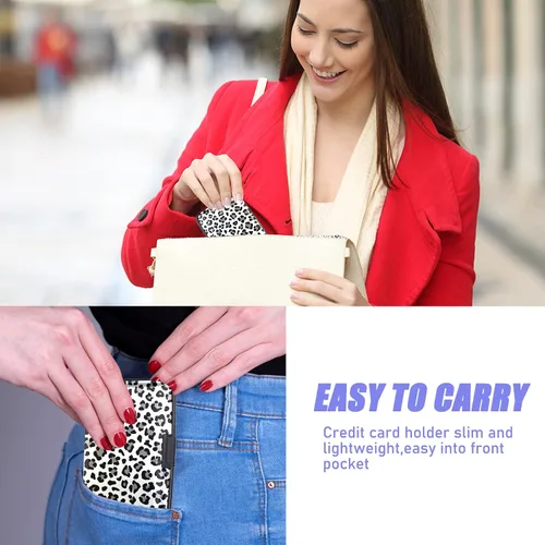Miniatura 3 de Handlein Soporte para tarjetas de crédito, mini cartera de aluminio RFID, cartera para tarjetas de crédito, mini cartera para tarjetas de crédito