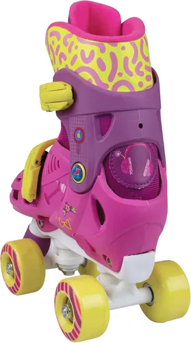 Miniatura 4 de PlayWheels Trolls World Tour 2 - Patines cuádruples para niños en tallas J10-J13 – Diseño vibrante y atractivo inspirado en la popular película