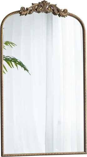 Espejo de pared dorado de A&B Home