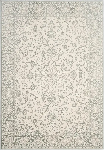 Miniatura 11 de SAFAVIEH Noble Collection - Alfombra de pasillo, 2 pies 2 pulgadas x 6 pies, marrón y crema, diseño de viscosa envejecida, ideal para zonas de alto